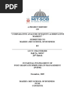 Download Comparative Analysis of Equity and Derivative Market by lucy2112 SN24538633 doc pdf
