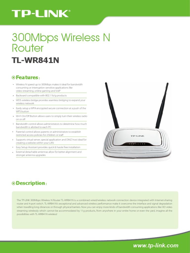 tp link tl wr841n nd v9