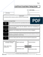 Protecting Yourself From Fraud Note Taking Guide