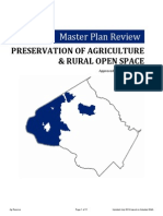 Master Plan Review: Preservation of Agriculture & Rural Open Space