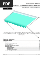 Download 052876-005 Patio Awning Installation Manual by Stacy Oneill SN245395440 doc pdf