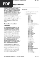 List of MS-DOS Commands