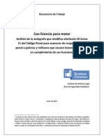 Decreto Legislativo 982 Con Licencia para Matar