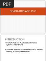 Differance Between Scada PLC and Dcs