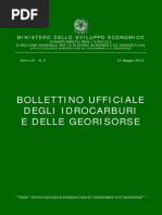 Bolletino Ufficiale Degli Idrocarburi