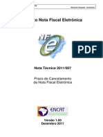 Nota Tecnica 2011.007 NFE