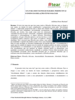 Filosofia Africana Para Descolonizar Olhares_ Perspectivas Para o Ensino Das Relações Étnico-raciais _ Machado _ #Tear_ Revista de Educação, Ciência e Tecnologia