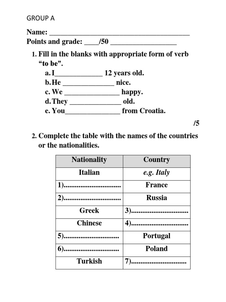 English Test for Grade 6 Students | PDF | Sports & Recreation