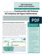 EPA Pacific Coast Pipeline Superfund Factsheet, "Construction of Groundwater Cleanup Remedy to Begin," October 2014 Spanish