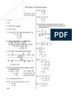 PAP Chapter 3 Test Review Solutions