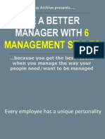 Be A Better Manager With: 6 Management Styles