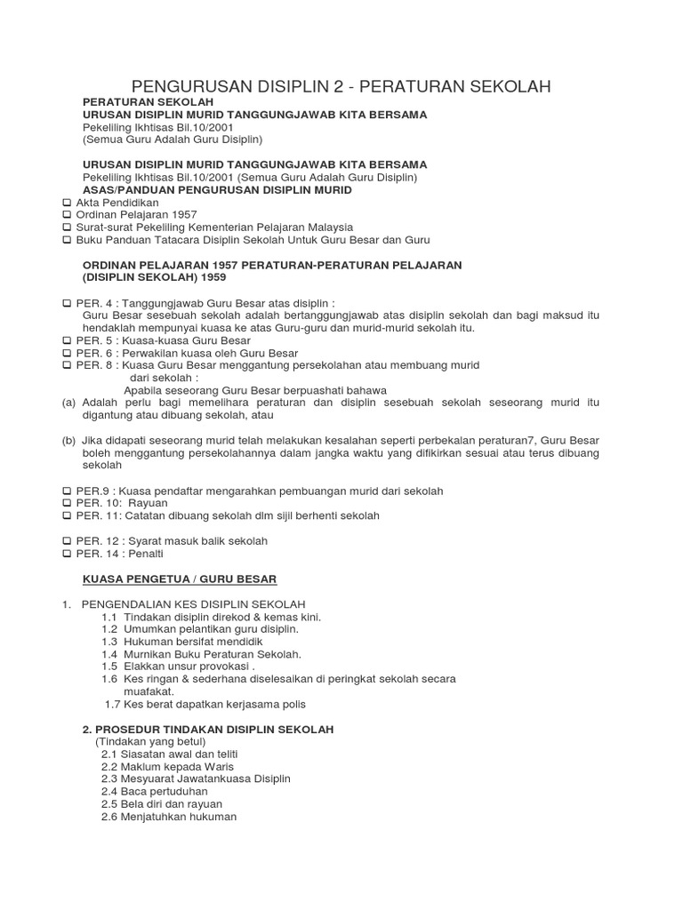 Surat Pekeliling Kesematan Sekolah