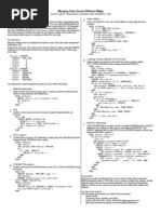 Merging Data Seven Different Ways