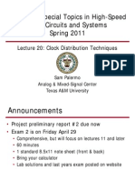 Lecture20 Clock Distribution