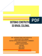 Sistemas Construtivos Do Brasil Colonial
