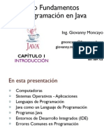 Fundamentos Programación Java - Capitulo1