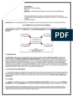 Componentes Del Proceso de La Enseñanza