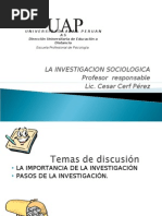 Investigación Sociológica