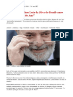 Le Monde escolheu Lula da Silva do Brasil como “Personalidade do Ano” 