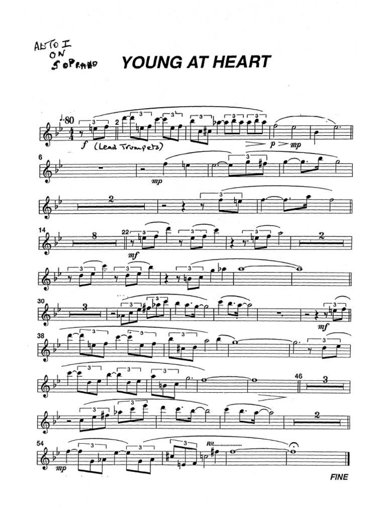 Young at Heart - FULL Big Band - Sinatra | PDF