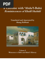 A Lifetime with Abdul-Baha