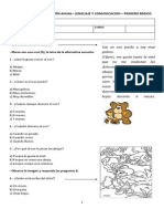 Lenguaje Anual Primero 2014