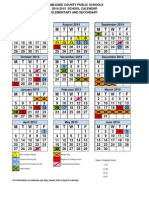 Dade School Calendar 14-15