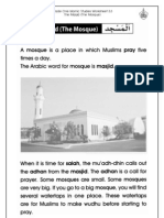 Grade 1 Islamic Studies - Worksheet 3.3 - Al-Masjid (The Mosque)