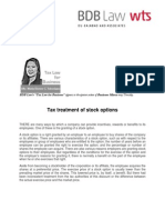 414. Tax Treatment of Stock Options DCT 11.7.13.