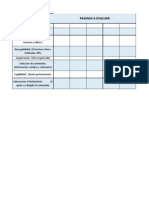 Tabla de Evaluacion de Paginas