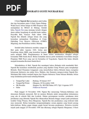 Biografi I Gusti Ngurah Rai Docx