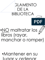 Reglamento de La Biblioteca