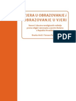 Vjera u Obrazovanje i Obrazovanje u Vjeri