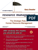 The Strategic Role of Human Resource Management: Gary Dessler
