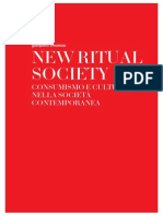 New Ritual Society, consumismo e cultura nella società contemporanea