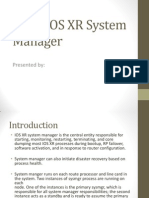 Ios XR System Manager
