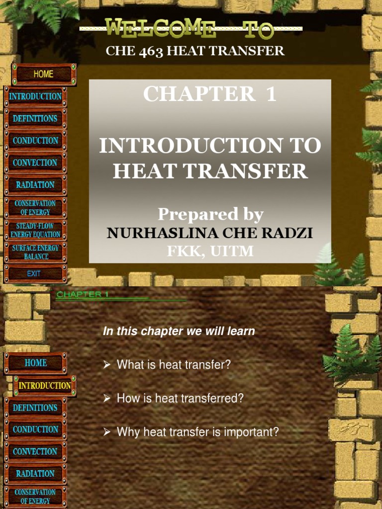 Introduction to Heat Transfer Concepts | PDF | Heat Transfer | Convection
