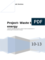 Generate energy from waste with anaerobic digestion