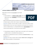 Summary: Normal Distribution: MUST Know