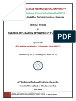 Gujarat Technological University: Android Application Development Fundamentals
