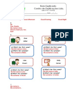 1 - Ficha de Trabalho - Greetings (1) - Soluções PDF