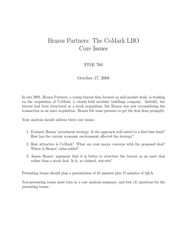 Brazos Assignment | PDF