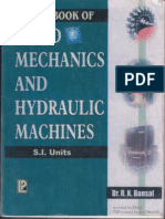 Fluid Mechanics and Hydraulic Machines by R. K. Bansal