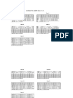 Class I Class II: Consolidated Time Table For Classes 1 To 10