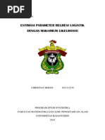 Download Estimasi Parameter Regresi Logistik by Christian Beren SN245489859 doc pdf
