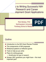 Effective NIH Research Career Development Proposals Overview