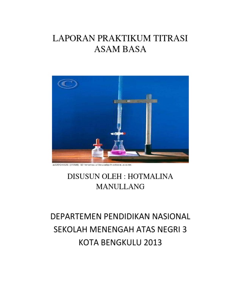 Laporan Praktikum Titrasi Asam Basa