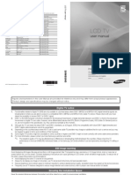 Manual de Utilizare TV LCD FullHD SAMSUNG 32C530