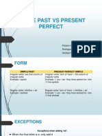 Simple Past Vs Present Perfect