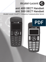 Alcatel-Lucent 400 DECT User Guide